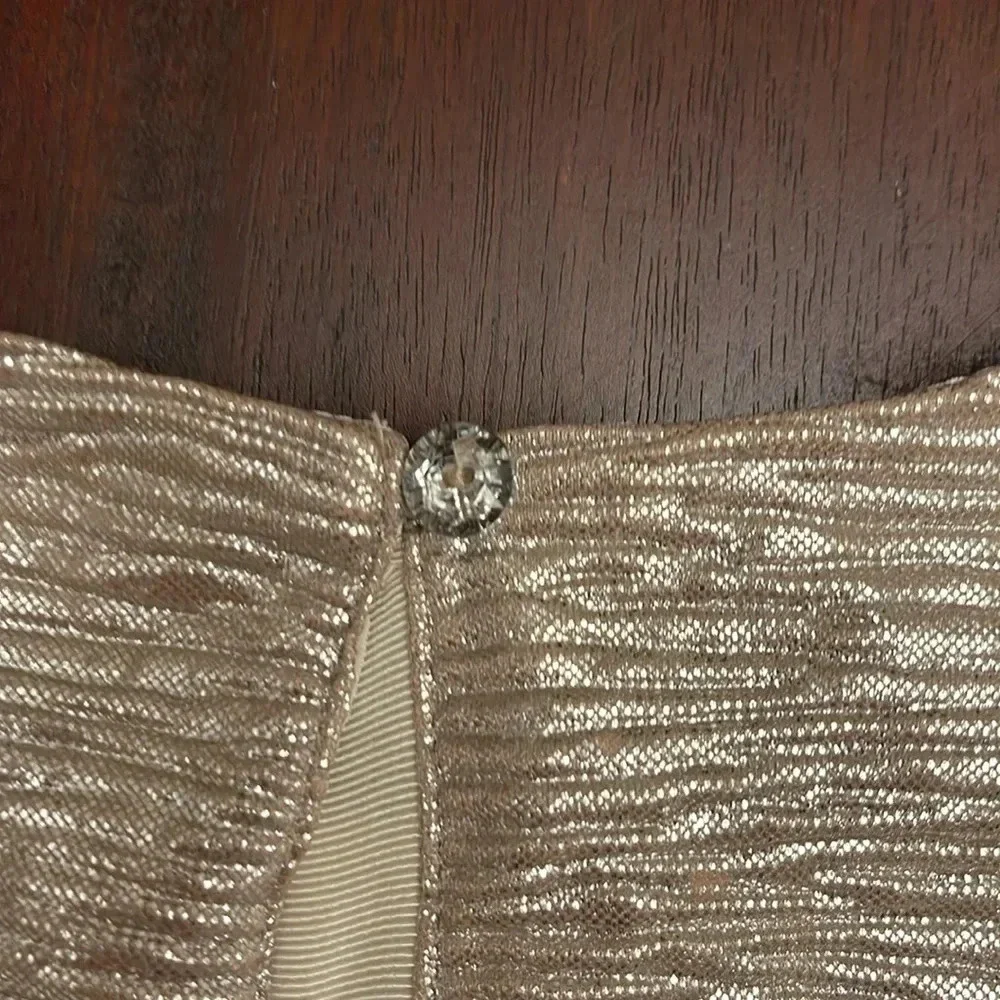 Gymboree crepe gold 3/4 sleeve shirt size M
